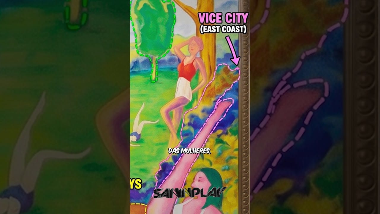 GTA 6: fãs acreditam que Rockstar escondeu o mapa em uma pintura