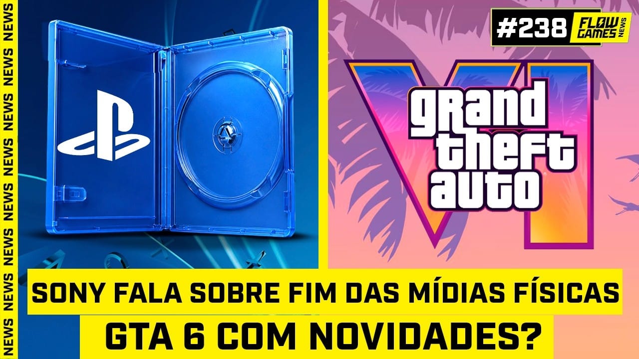 Sony quebra silêncio sobre mídia física e GTA 6 ganha novos detalhes