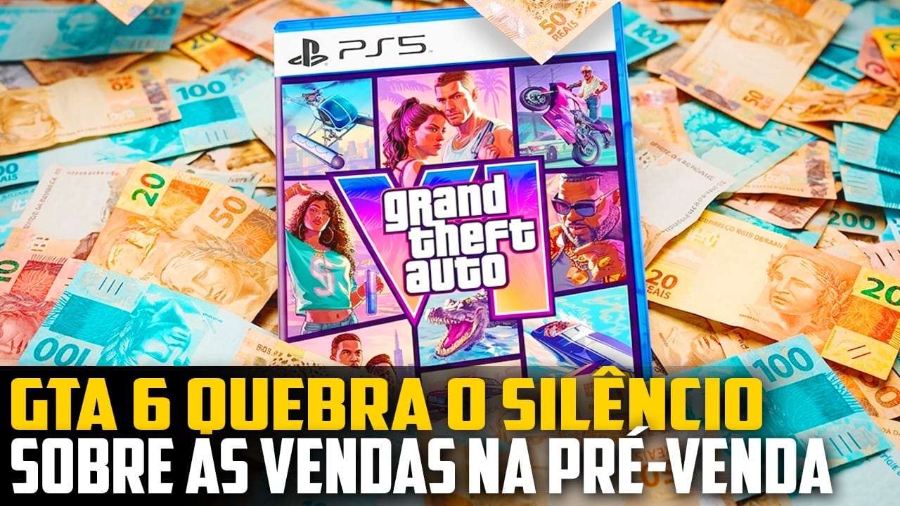 GTA 6 quebra o silêncio: pré-venda bate recordes históricos