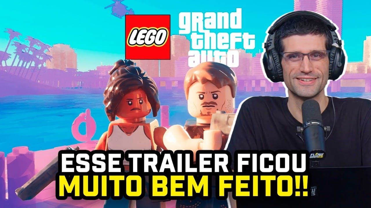 GTA VI em LEGO: o trailer que a Rockstar não lançou (e a Flow Games reagiu)